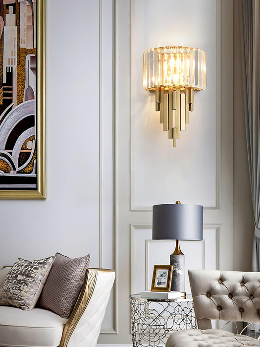 Kubica Crystal Wall Lamp-DWHOME