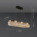 Siena Contemporary Crystal Light Fixture - DWHOME