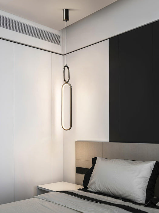 Oval Rings Pendant Light-DWHOME