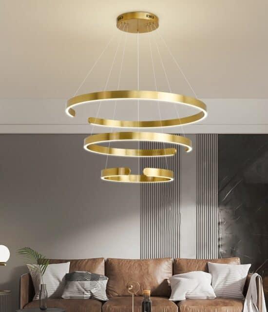 Lacrosheen C-shape Ring Hanging Lamp-DWHOME