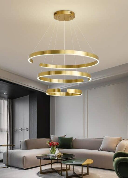 Lacrosheen C-shape Ring Hanging Lamp-DWHOME