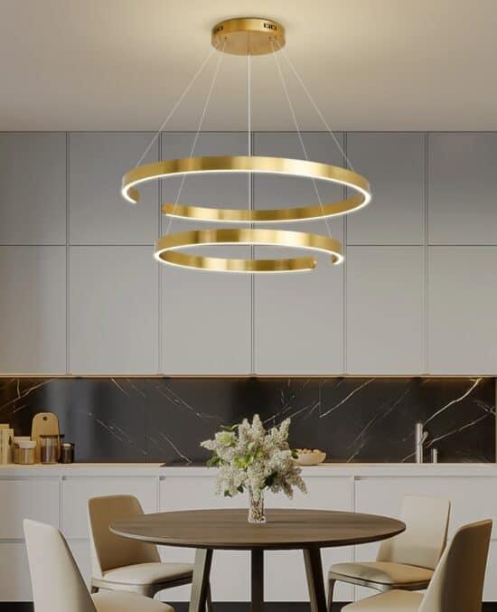 Lacrosheen C-shape Ring Hanging Lamp-DWHOME