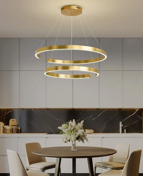 Lacrosheen C-shape Ring Hanging Lamp-DWHOME
