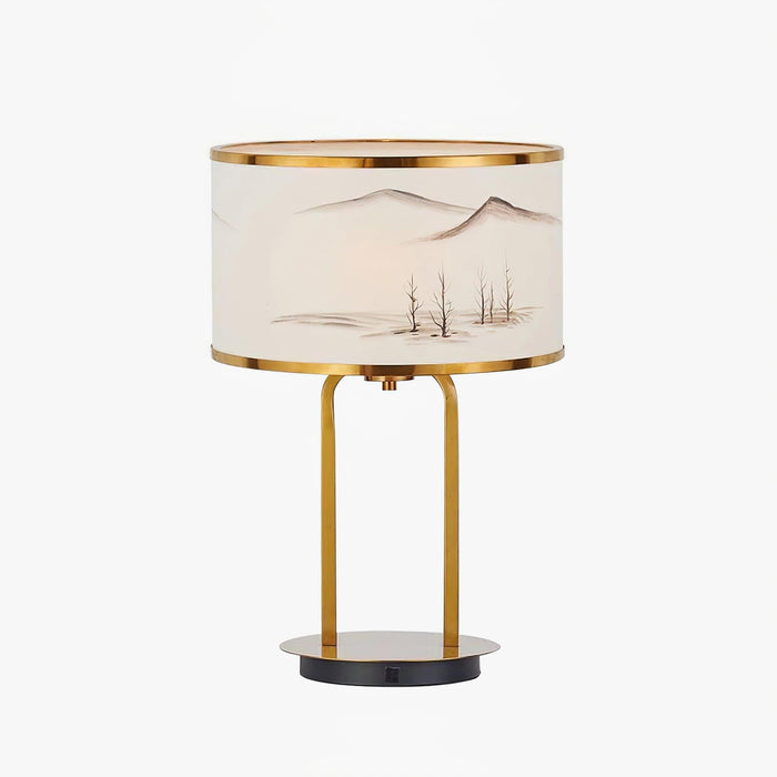 Landscape Painting Table Lamp-DWHOME