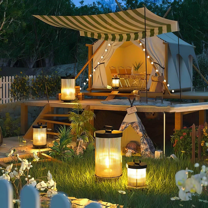 Lantern Garden Solar Outdoor Light-DWHOME