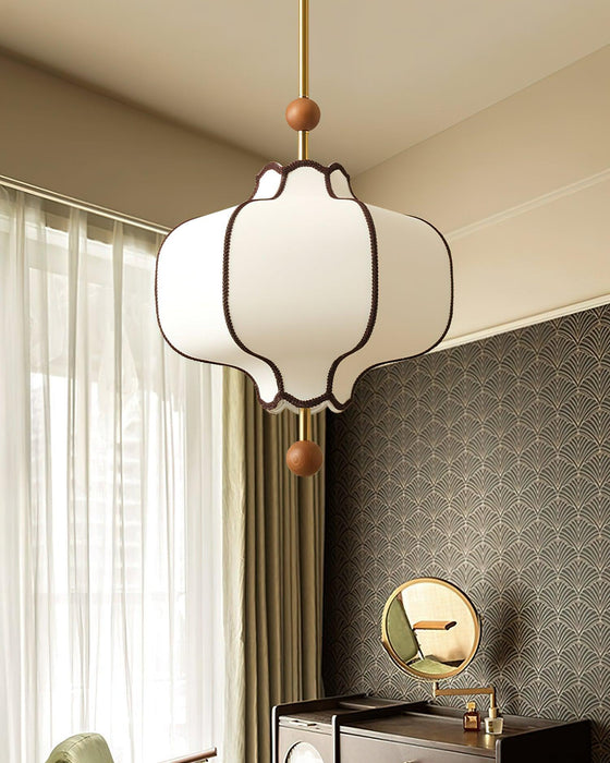 Lantern Fabric Pendant Light-DWHOME
