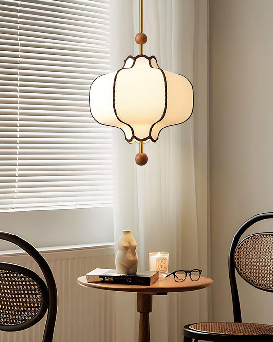 Lantern Fabric Pendant Light-DWHOME