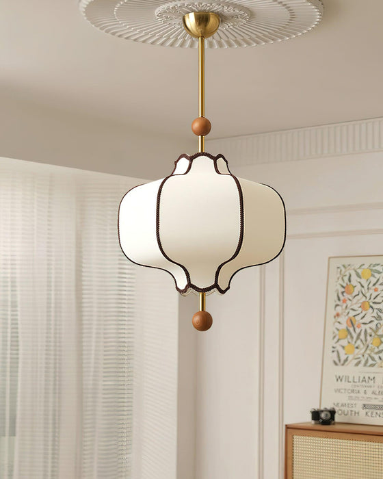 Lantern Fabric Pendant Light-DWHOME