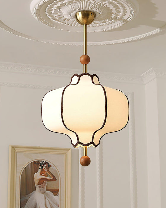 Lantern Fabric Pendant Light-DWHOME