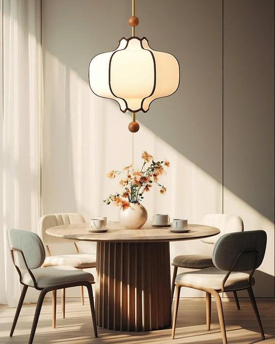 Lantern Fabric Pendant Light-DWHOME