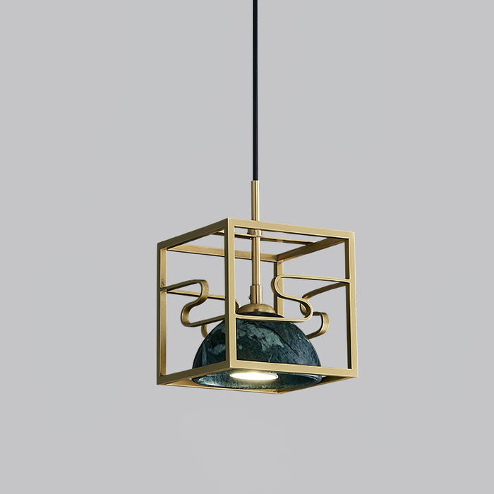 Lantern Square Pendant Lamp-DWHOME