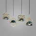 Lantern Square Pendant Lamp-DWHOME