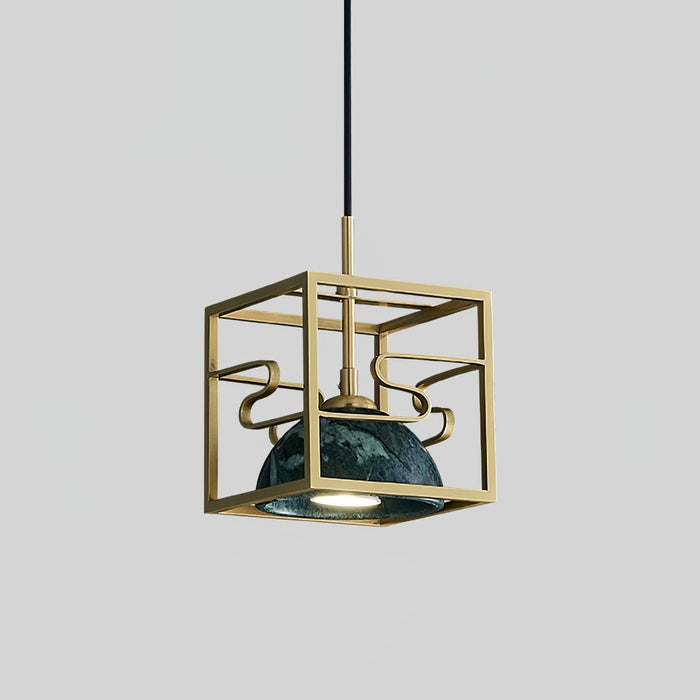 Lantern Square Pendant Lamp-DWHOME