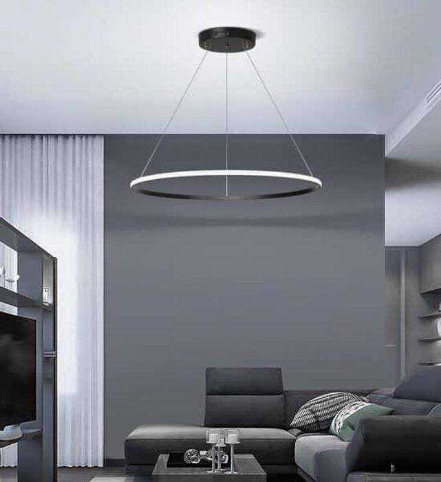 Lanuka Modern Minimalist Round Ring Pendant Lamp-DWHOME