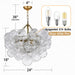Talia Style Bubble Chandelier Small/Medium/Large - DWHOME