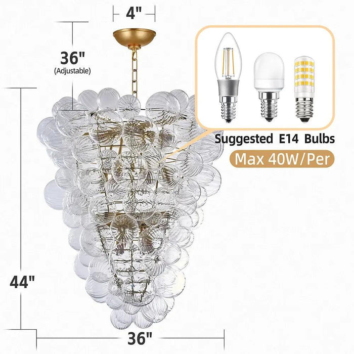 Talia Style Bubble Chandelier Small/Medium/Large - DWHOME