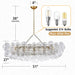 Talia Style Bubble Chandelier Small/Medium/Large - DWHOME