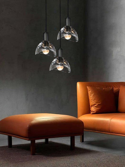 Latham Glass Pendant Lamp-DWHOME