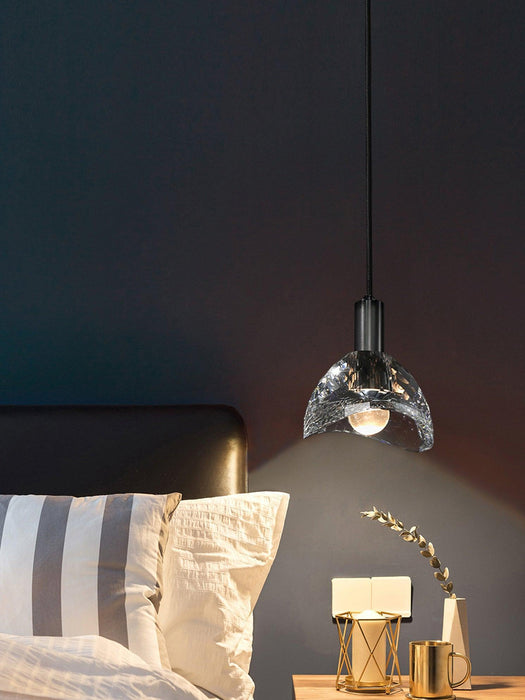 Latham Glass Pendant Lamp-DWHOME