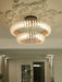 Leaf Glass Chandelier-DWHOME