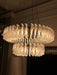 Leaf Glass Chandelier-DWHOME