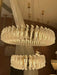 Leaf Glass Chandelier-DWHOME