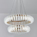Leaf Glass Chandelier-DWHOME