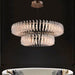 Leaf Glass Chandelier-DWHOME