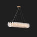 Leaf Glass Chandelier-DWHOME