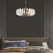 Leaf Glass Chandelier-DWHOME