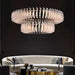 Leaf Glass Chandelier-DWHOME