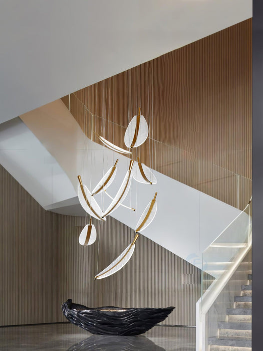 Leaf LED Chandelier-DWHOME