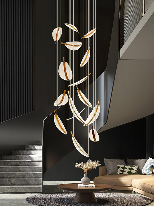 Leaf LED Chandelier-DWHOME