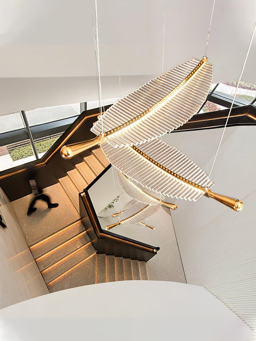 Leaf LED Chandelier-DWHOME