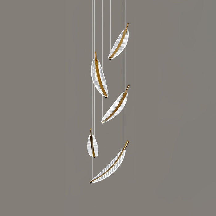 Leaf LED Chandelier-DWHOME