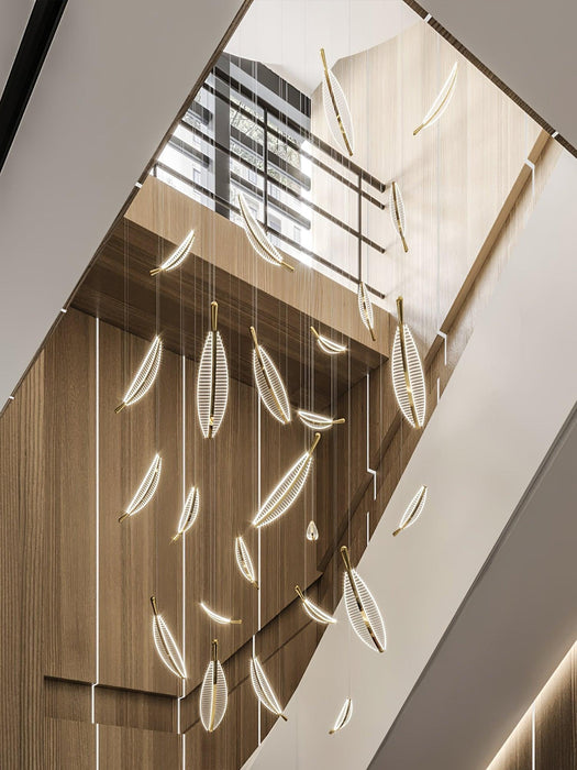Leaf LED Chandelier-DWHOME