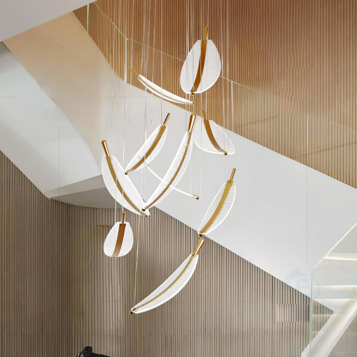 Leaf LED Chandelier-DWHOME