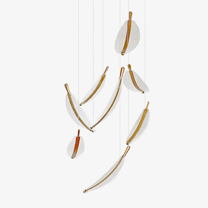 Leaf LED Chandelier-DWHOME