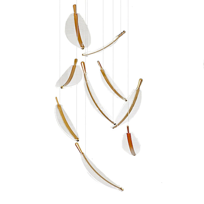 Leaf LED Chandelier-DWHOME