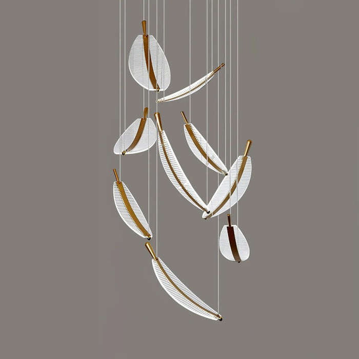 Leaf LED Chandelier-DWHOME
