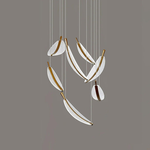 Leaf LED Chandelier-DWHOME