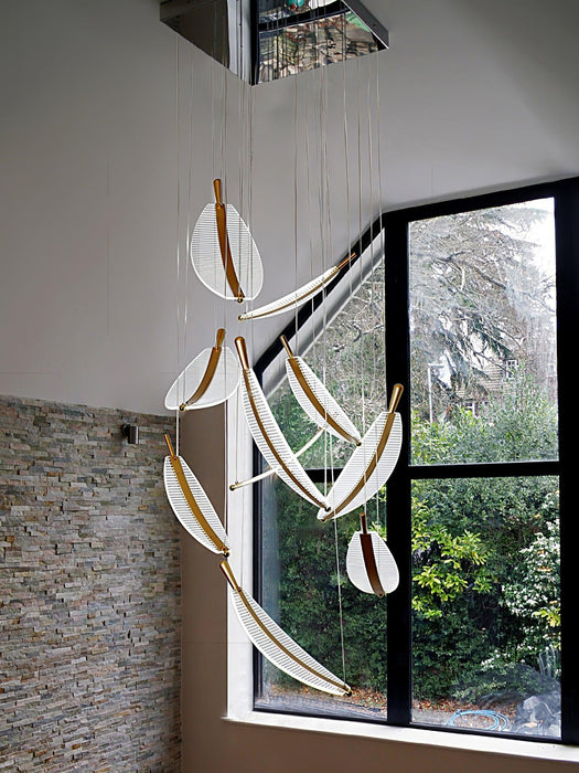 Leaf LED Chandelier-DWHOME