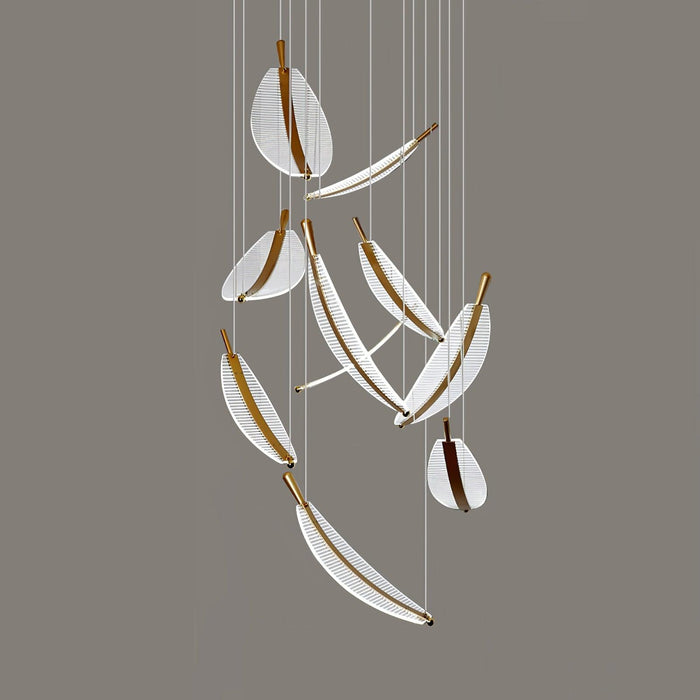 Leaf LED Chandelier-DWHOME
