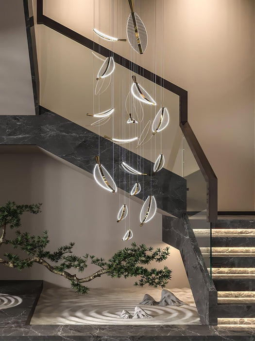 Leaf LED Chandelier-DWHOME