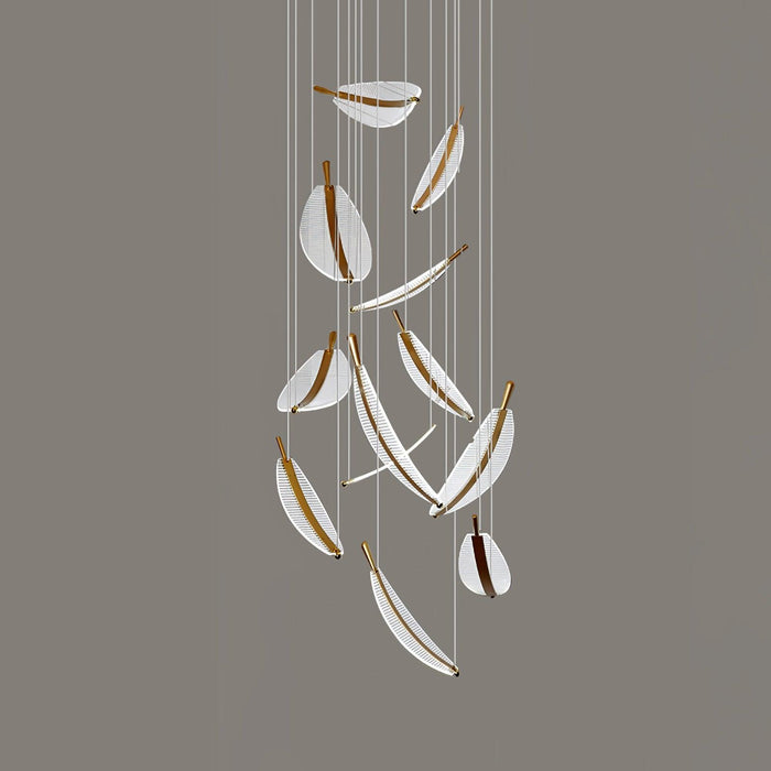 Leaf LED Chandelier-DWHOME