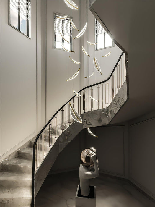 Leaf LED Chandelier-DWHOME