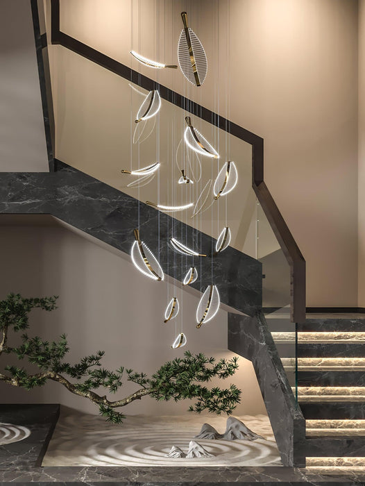 Leaf LED Chandelier-DWHOME