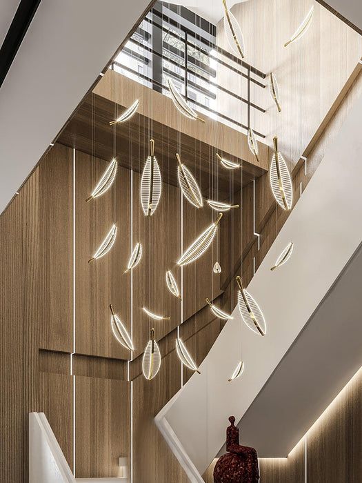 Leaf LED Chandelier-DWHOME