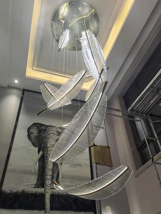 Leaf LED Chandelier-DWHOME