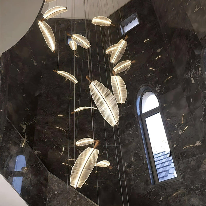 Leaf LED Chandelier-DWHOME